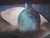 Modern Claude Gaveau, Still Life with Blue Vase, Lithograph For Sale - Image 3 of 8