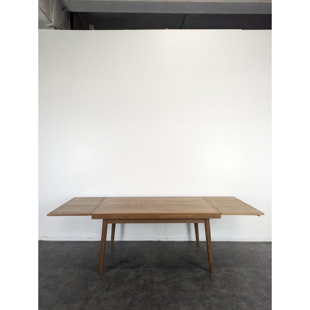 Modernist Extendable Teak Table, 1970s For Sale - Image 4 of 8