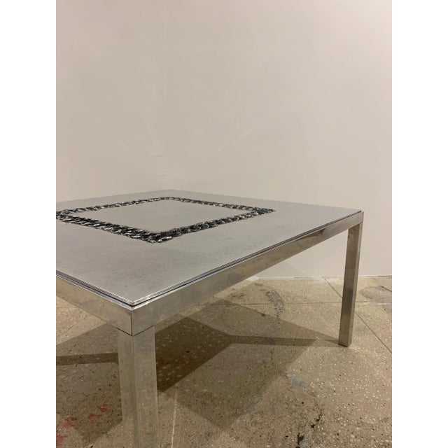 Willy Luckyx Aluclair Belgian One of a Kind 1970s Table For Sale - Image 11 of 13