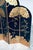 Asian Art Deco Revival Black and Gold Leaf Room Divider, 1980s For Sale - Image 17 of 18