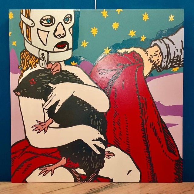 In Untitled (Red Sheet), made in 2005, Gabriele Arruzzo blends pop aesthetics, narrative provocation and contemporary...