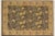 Blue Floral 1990's Heritage Blue/Taupe Wool Rug - 4'1''x6'3'' For Sale - Image 8 of 9