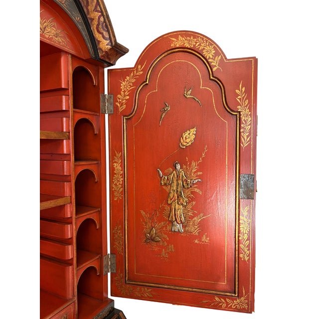 Vintage Chinoiserie Secretary For Sale - Image 12 of 18