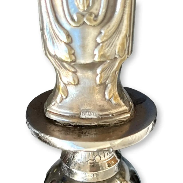 Antique French Neoclassical Silverplate Carving Set — 3 Pieces For Sale - Image 4 of 7