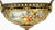 Gold Paris Porcelain & Ormolu Mounted 3 Piece Mantel Set, Early 20th Century, Set of 3 For Sale - Image 8 of 18