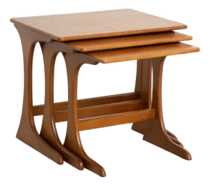 Mid-Century Nest of Tables in Teak, 1960s