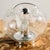 German ‘Futura’ table lamp from the 1970s, produced by Peill+Putzler. Its organic design and warm, soft light make it an...