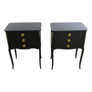 Vintage Gustavian Nightstands, 1950s, Set of 2 For Sale