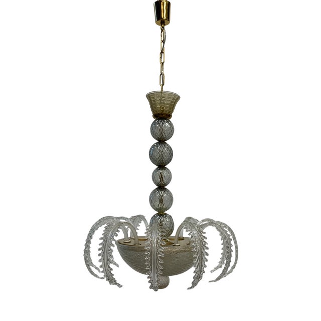 Medusa Chandelier from Murano attributed to Seguso, 1960s For Sale