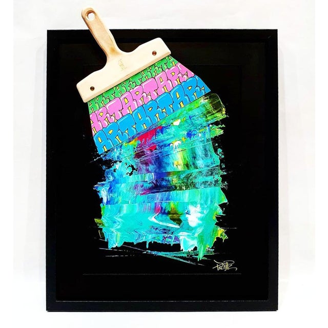 Contemporary Pegaz, Spat’art, 2021, Mixed Media on Wood For Sale - Image 3 of 3