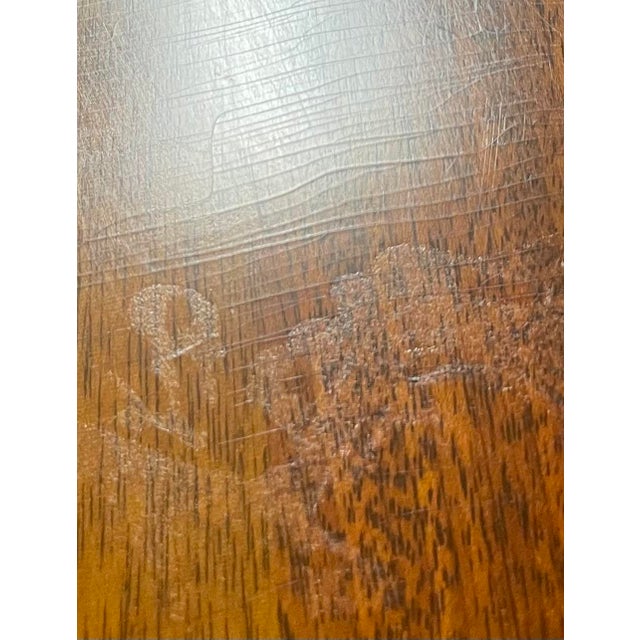 Late 20th Century L & J. G. Stickley Mahogany Pie Crust Tea Table With Flip Top For Sale - Image 13 of 18