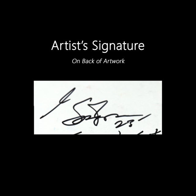 Striped Ego Trip - Abstract Color Drenched Figurative Pop Artwork by Gary John For Sale In Los Angeles - Image 6 of 6