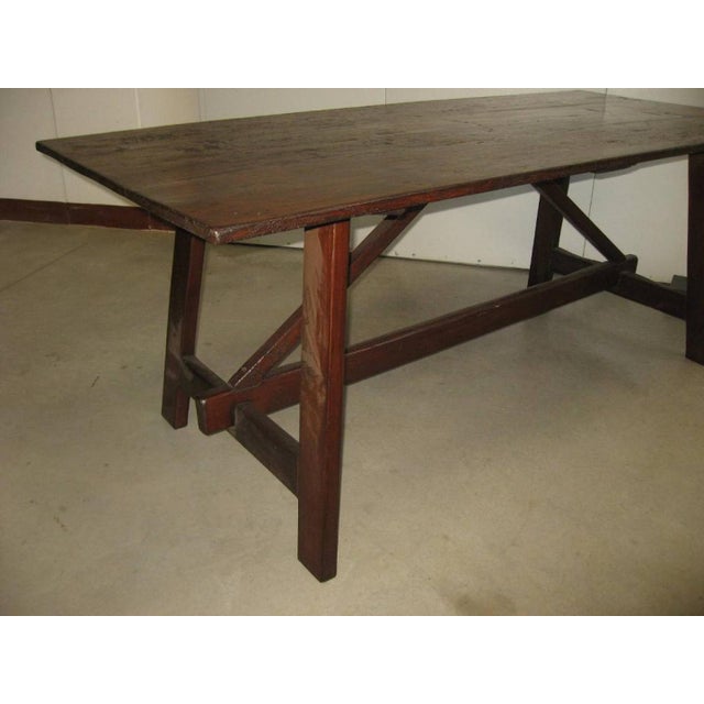 Wood Fir Capretta Table, 1950s For Sale - Image 7 of 15
