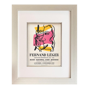 Leger Lithograph 31 Musee D’Art Modern Art in Posters 1959 Framed