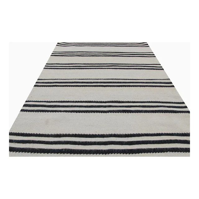 Handwoven Scandinavian Style Kilim Runner Rug 3’6″ X 12’9″ For Sale - Image 4 of 9