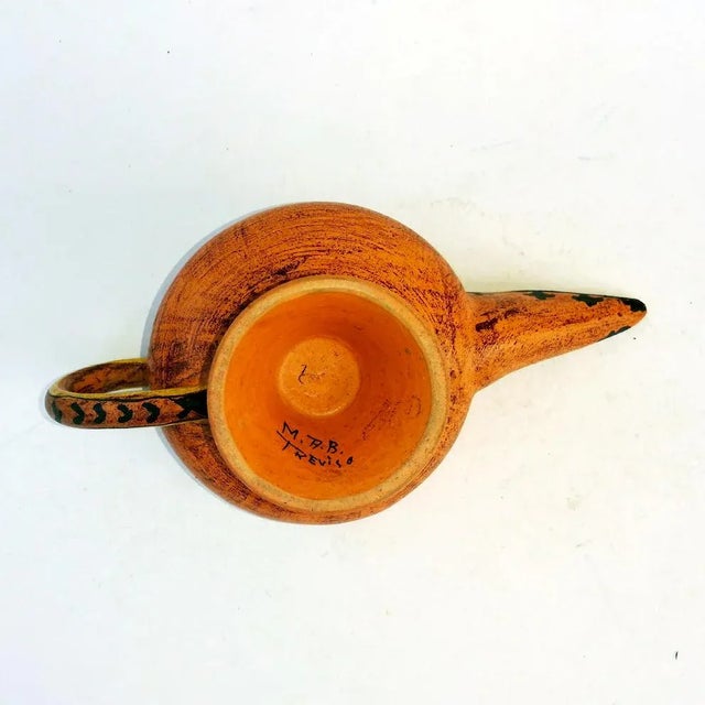 Modern Vintage Ceramic Candle Holder from MAB Treviso, 1950s For Sale - Image 3 of 5
