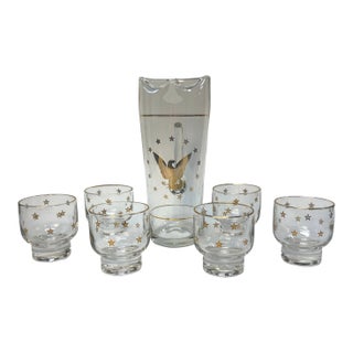 Vintage Bicentenial Barware Set - Set of 7 For Sale