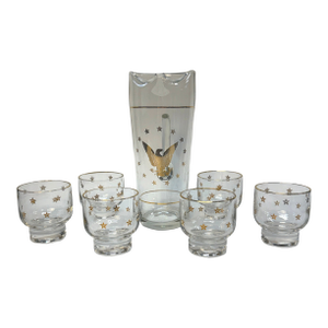 Vintage Bicentenial Barware Set - Set of 7
