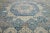 Gray Modern Mamluk Oversize Wool Rug With Geometric Blue Design For Sale - Image 9 of 9