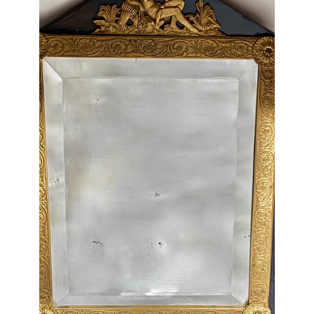 Antique French Empire Vanity Mirror For Sale - Image 10 of 11