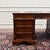 English Partner Desk with Green Leather For Sale - Image 9 of 18