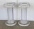 Late 20th Century Pair of Classical Style Lucite Pedestals by FabianArt For Sale - Image 9 of 10