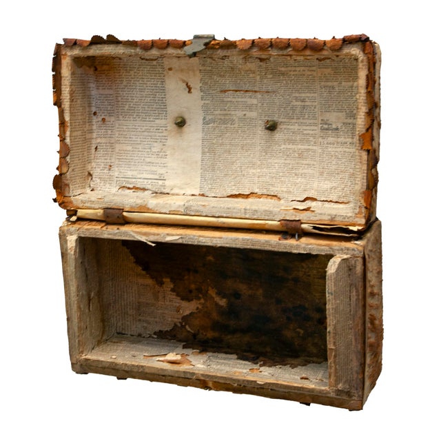 Antique Handmade Box For Sale - Image 9 of 13