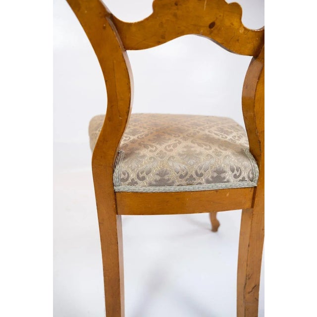 Brown Rococo Dining Room Chairs in Light Mahogany, 1760s, Set of 6 For Sale - Image 8 of 10