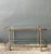 Mid-Century Modern Vintage Brass Faux Bamboo Coffee Table For Sale - Image 3 of 12
