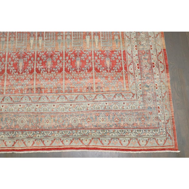 Early 20th Century Cypress Tree Square Antique Bidjar Rug - 12' x 14' For Sale - Image 5 of 10