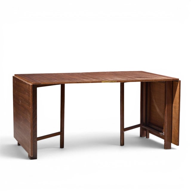 Wood Bruno Mathsson Style Maria Mid Century Danish Teak Expanding Dining Table For Sale - Image 7 of 11