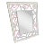 Contemporary Large Ballard Design White Metal Mirror For Sale