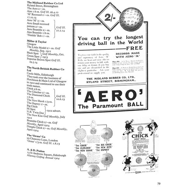 1970s "Golf in the Making" 1979 Henderson, Ian T. & Stirk, David I. For Sale - Image 5 of 12