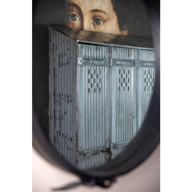 Strafor Vintage Metal Cabinet with 5 Doors from the Strafor Company, 1920s For Sale - Image 4 of 11