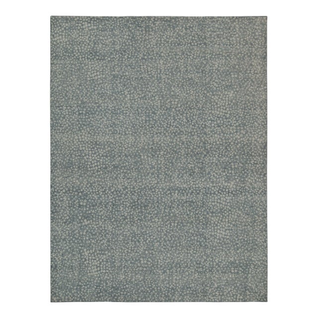 Blue Rug & Kilim’s Oversized Spot Rug in Dusty Blue, 14x20 For Sale - Image 8 of 8
