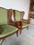 Vintage Coastal Hollywood Regency Style Ethan Allen Faux Bamboo & Cane Wingback Bergère Chairs – A Pair For Sale In Miami - Image 6 of 12