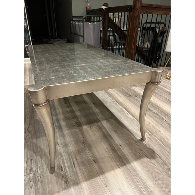 2010s Ferguson Copeland Silver Leaf Coffee Table For Sale - Image 5 of 13