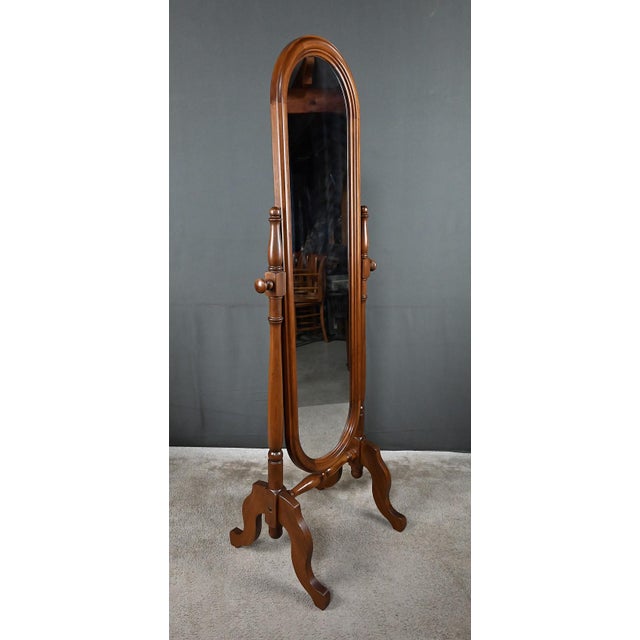 Mahogany Psyche Part 2 Mirror, 20th Century For Sale - Image 3 of 16