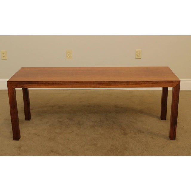 High Quality Vintage Rosewood Parsons Table by Intrex