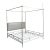 Vintage Metal King Canopy Bed Frame For Sale