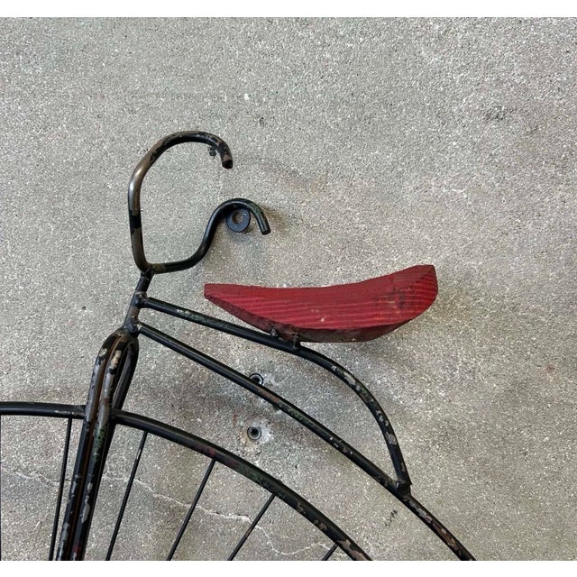 1980s Curtis Jere Penny-Farthing Bicycle Wall Sculpture For Sale - Image 5 of 7