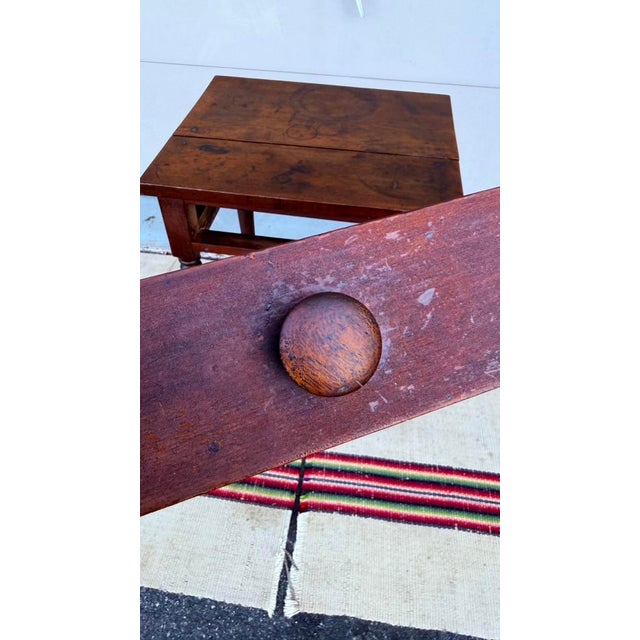 Antique Sheraton Walnut One-Drawer Stand, Chester County Pa, Circa 1820-1840 For Sale - Image 15 of 18