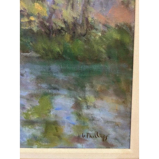 Mid 20th Century Impressionist Plein Air Signed Philips For Sale In New York - Image 6 of 12