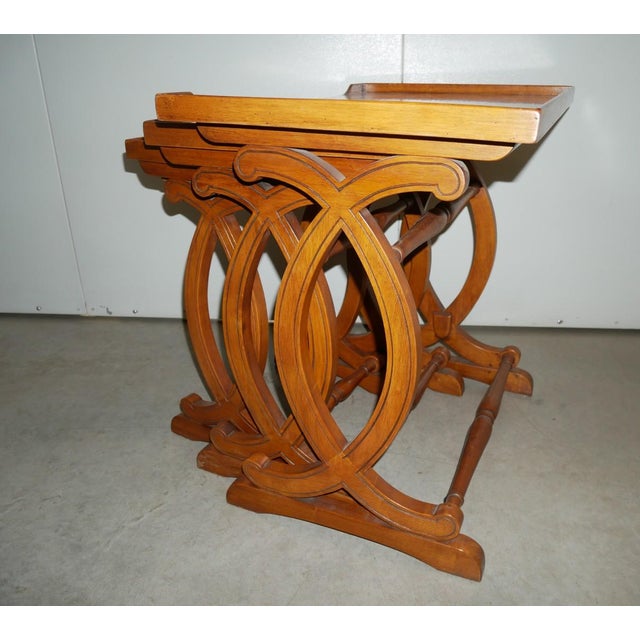Vintage Nesting Tables, 1980s, Set of 3 For Sale - Image 11 of 16