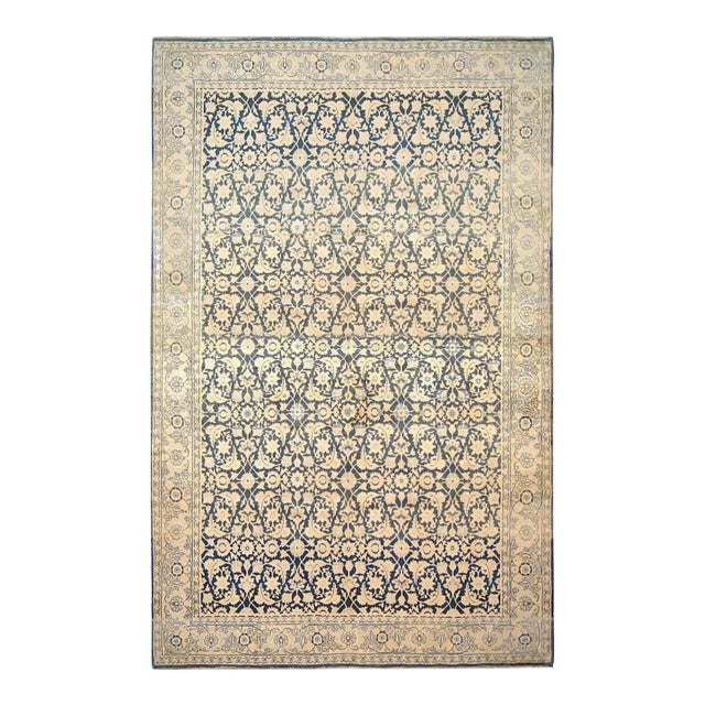 Antique Persian Tabriz Oriental Carpet in Room Size with Herati Design For Sale
