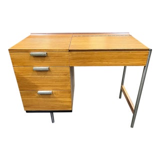 Mid Century Modern Teak Lift Top Desk / Vanity C.1960 For Sale