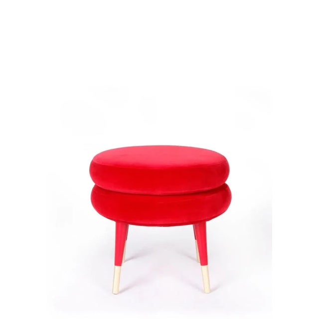 Not Yet Made - Made To Order Marshmallow Stool, Royal Stranger For Sale - Image 5 of 9