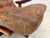 Brown Scandinavian Swivel Armchair in Brown Furniture Leather, 1960s For Sale - Image 8 of 16