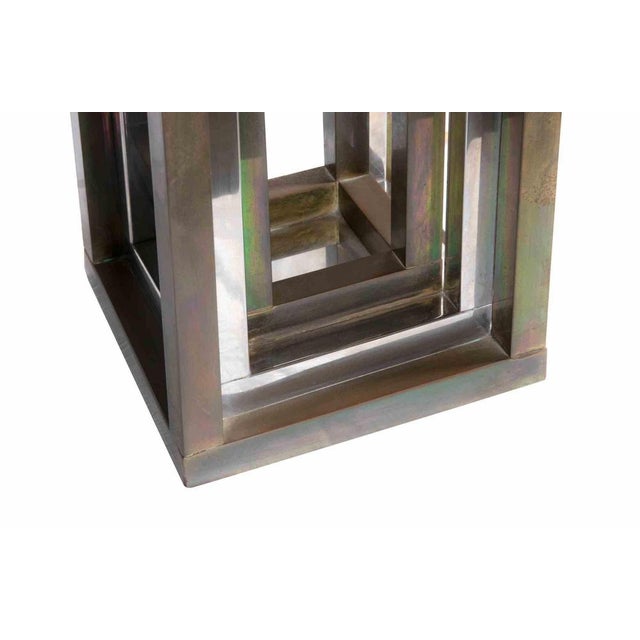 Romeo Rega Vintage Metal Table Lamp, Italy, 1970s For Sale - Image 4 of 8