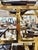 Modern Custom Macassar Ebony and Brass Demi Lune Room Divider For Sale - Image 3 of 18